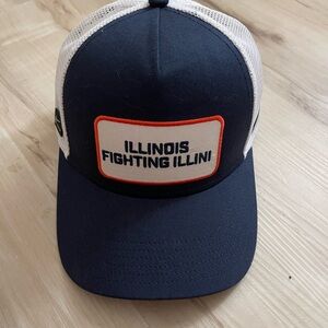 NCAA Illinois Fighting Illini Navy and White Hat
